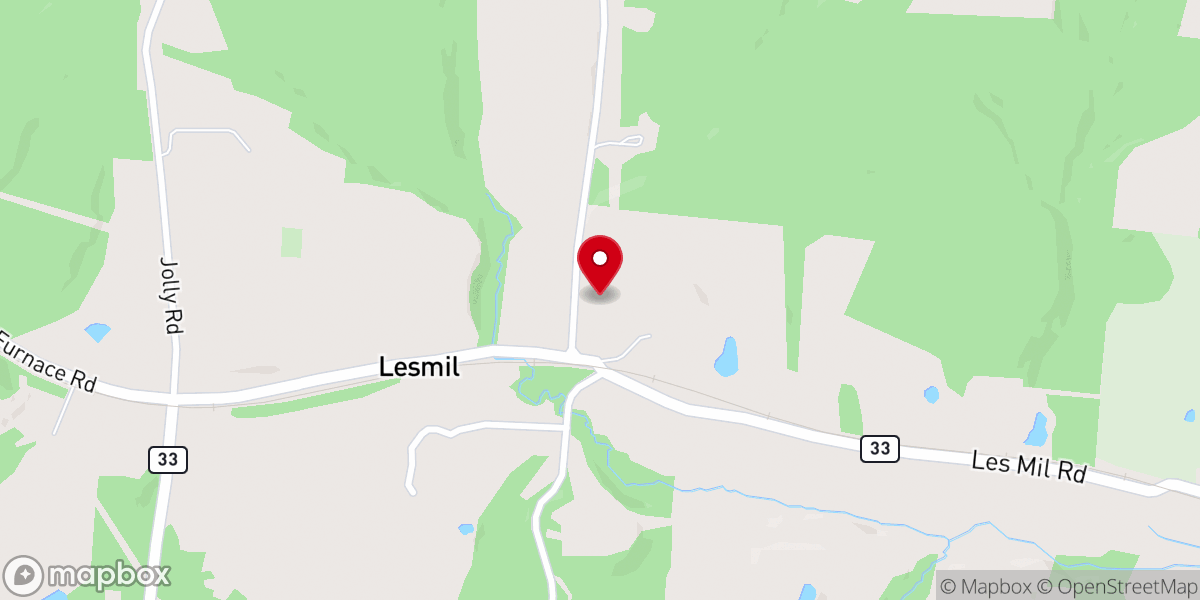 Map showing location of Winters Church