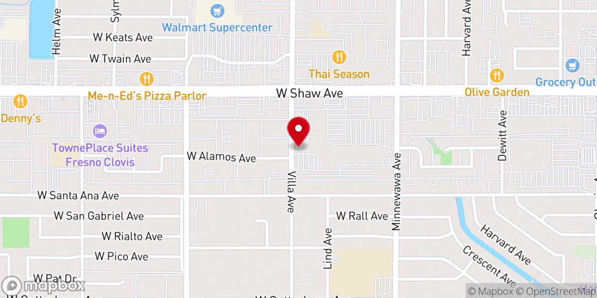 Map showing location of The Revival Center