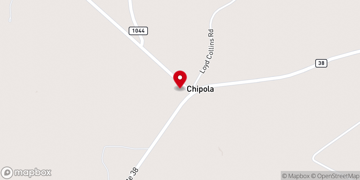 Map showing location of Darlington United Methodist Church