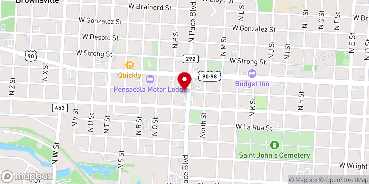 Map showing location of Saint Jude Thaddeus Church