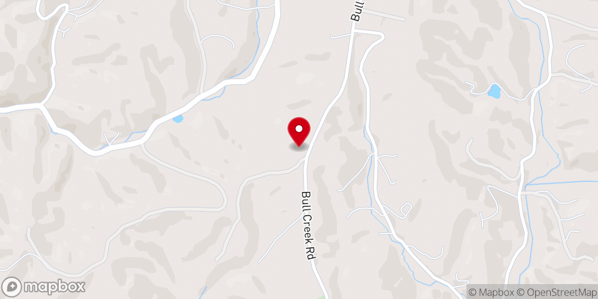 Map showing location of Marshall Community Baptist Church
