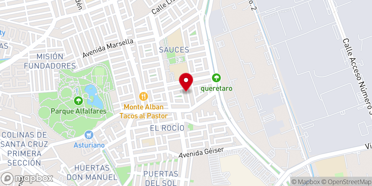 Map showing location of Iglesia Ríos de Agua Viva El Concilio Nacional de las Asambleas de Dios