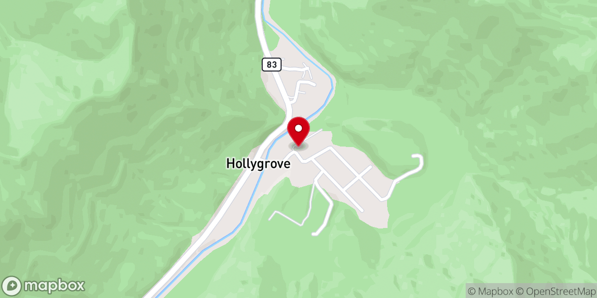 Map showing location of Holly Grove Evening Light Christian Church