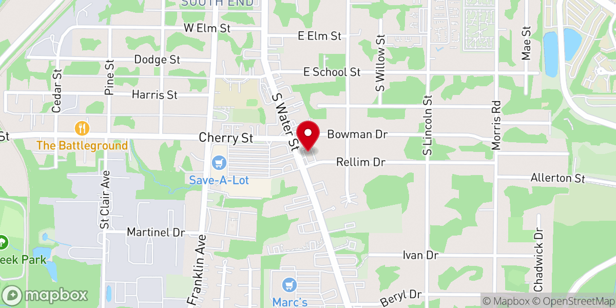 Map showing location of Trellis Fellowship
