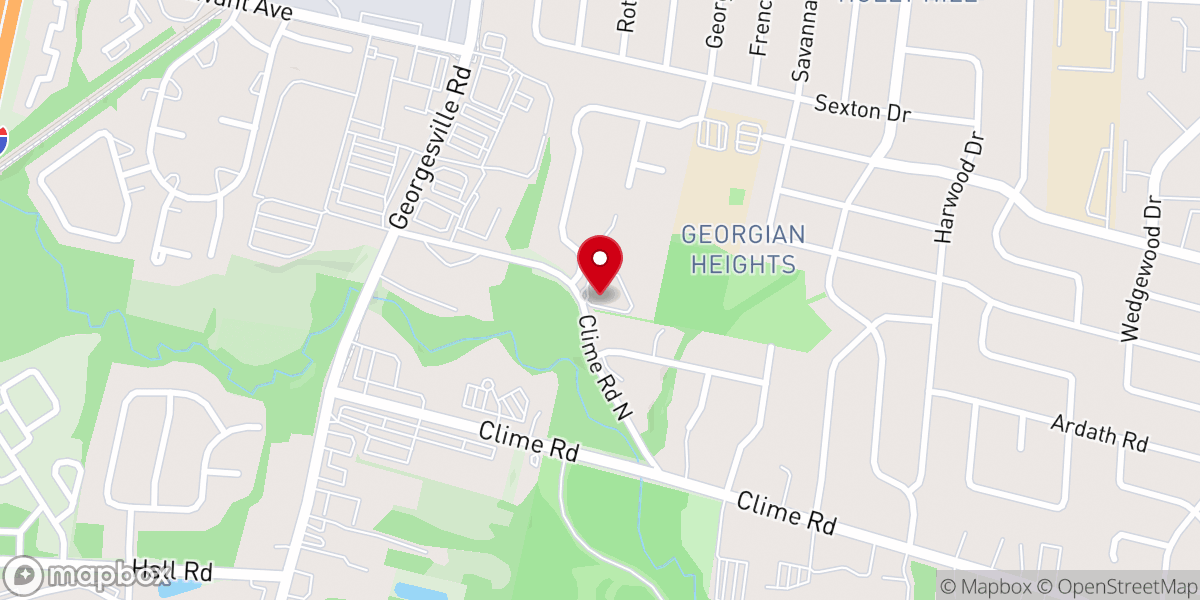 Map showing location of Westgate Baptist Church SBC