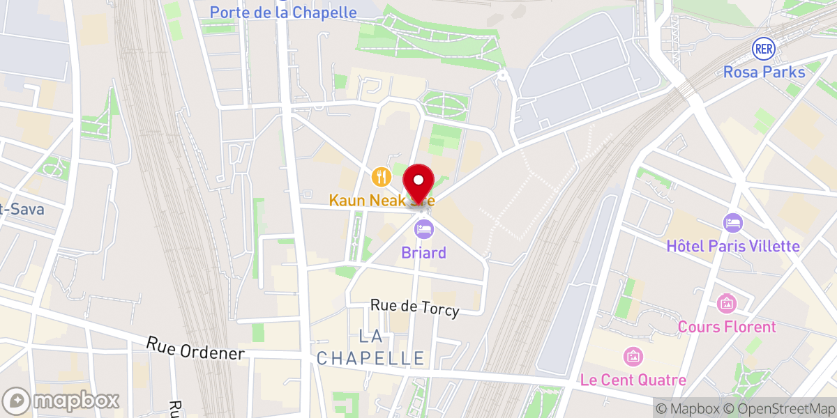 Map showing location of La Chapelle