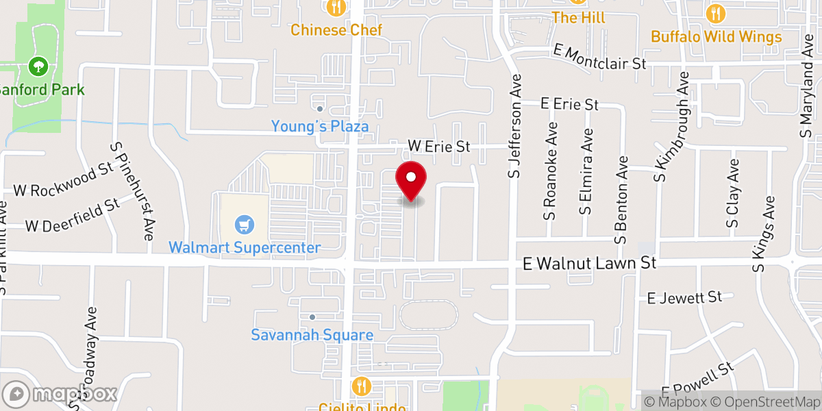 Map showing location of King's Chapel