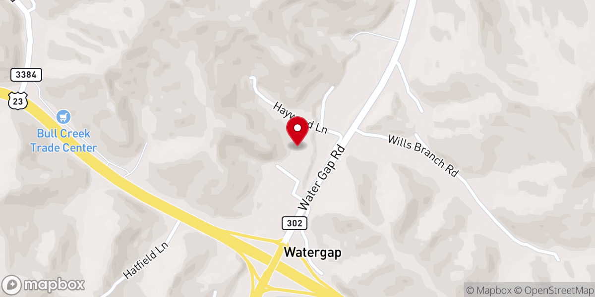 Map showing location of Praise Assembly of God