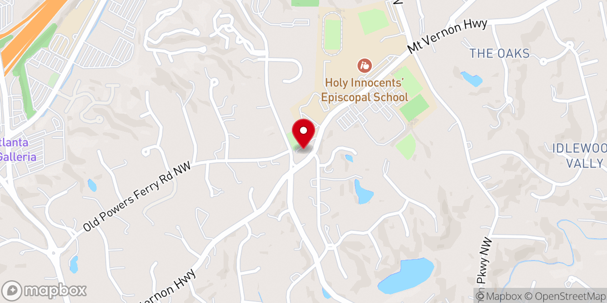 Map showing location of Damascus Primitive Baptist Church