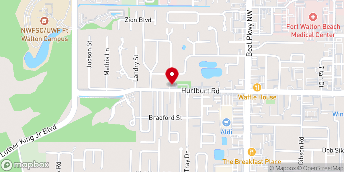 Map showing location of Way of Life Unity Center