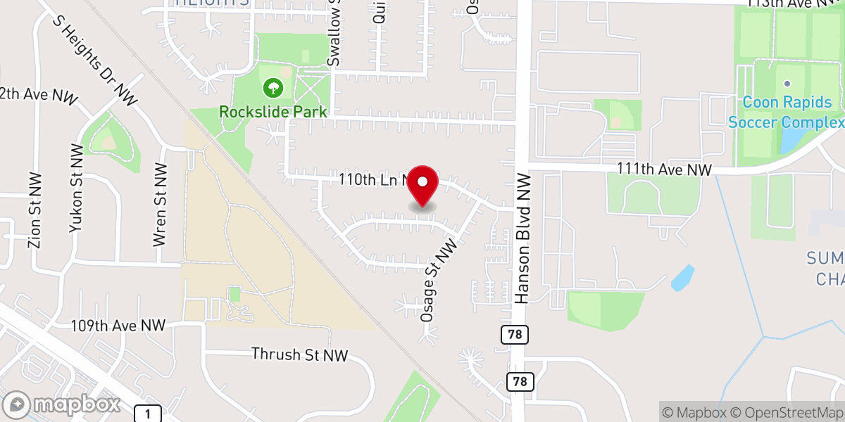 Map showing location of Epiphany Church Main Entrance