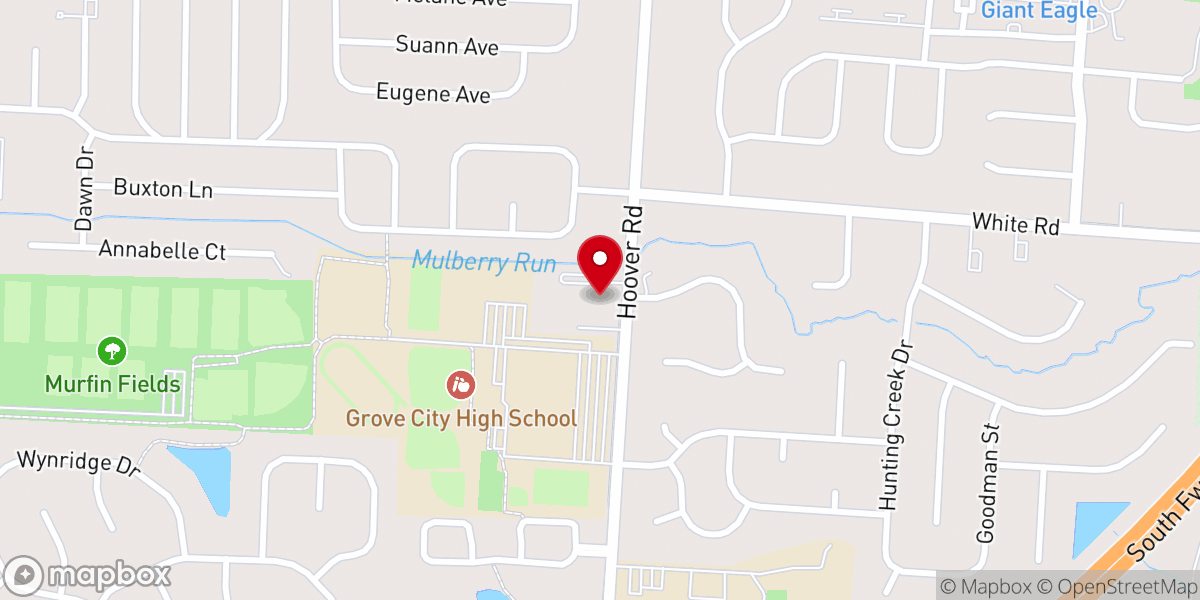 Map showing location of Bethel Lutheran Church