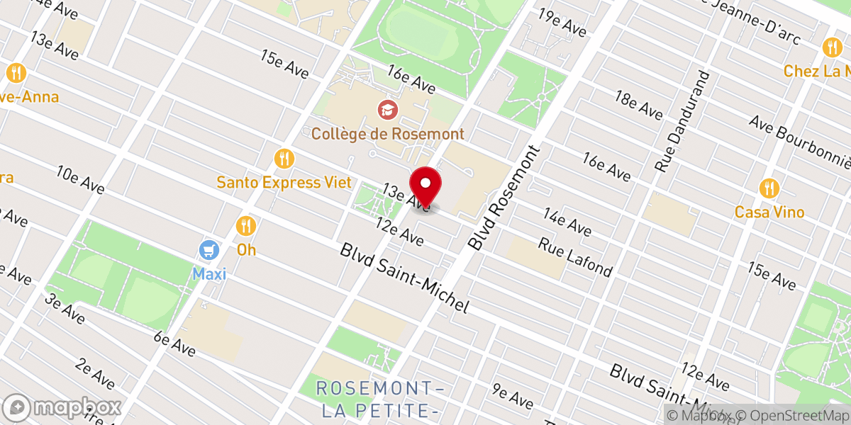 Map showing location of Rosemount Bible Church