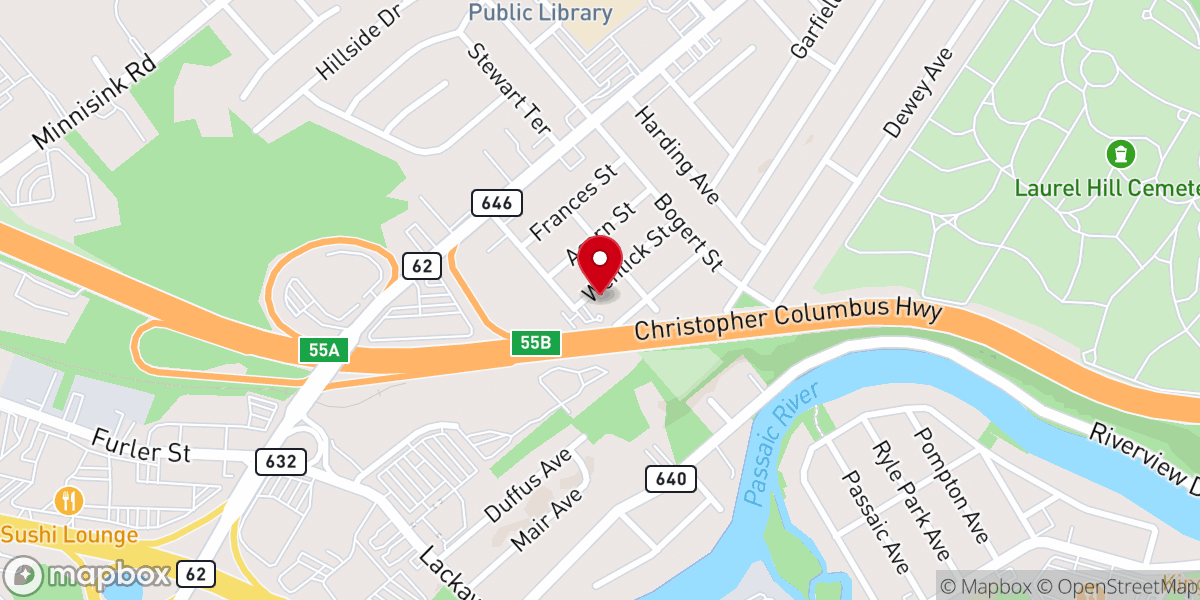 Map showing location of St. Nikola Macedonian Orthodox Church