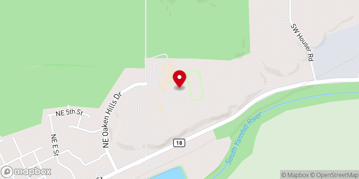Map showing location of Lutheran Community Services Northwest, Willamina