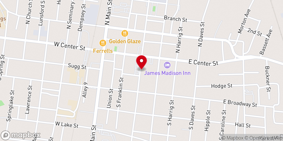 Map showing location of Iglesia Esperanza Viva