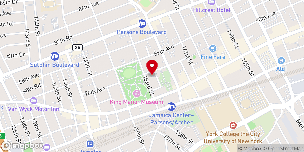 Map showing location of America Seva International Inc