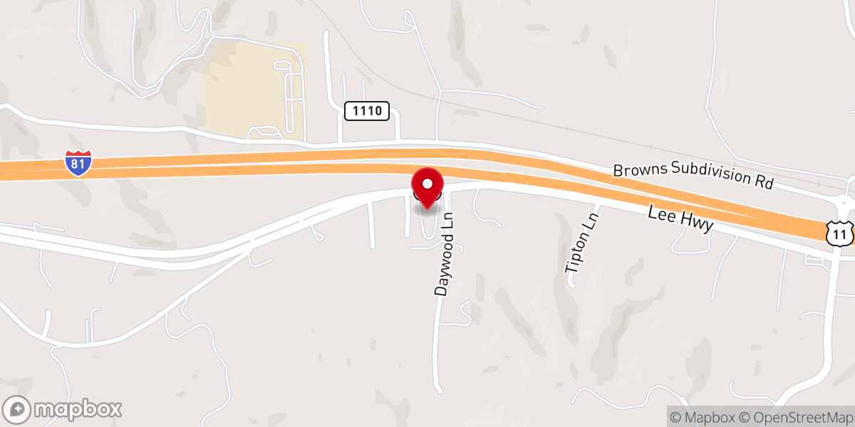Map showing location of Faith Missionary Baptist Church