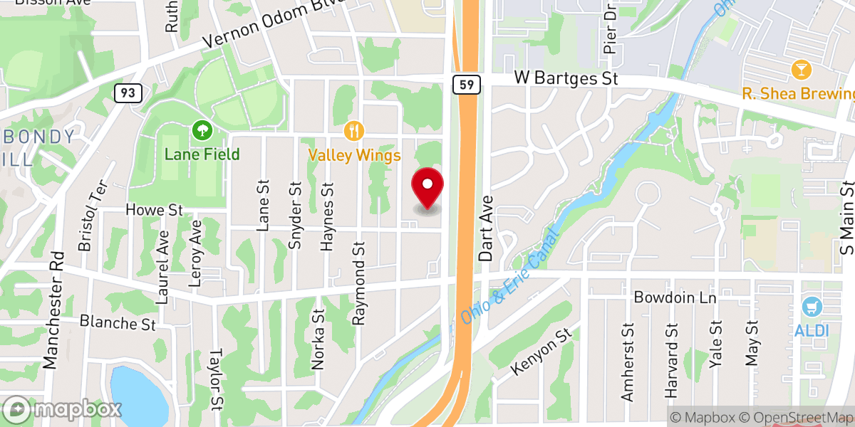 Map showing location of The Light Church