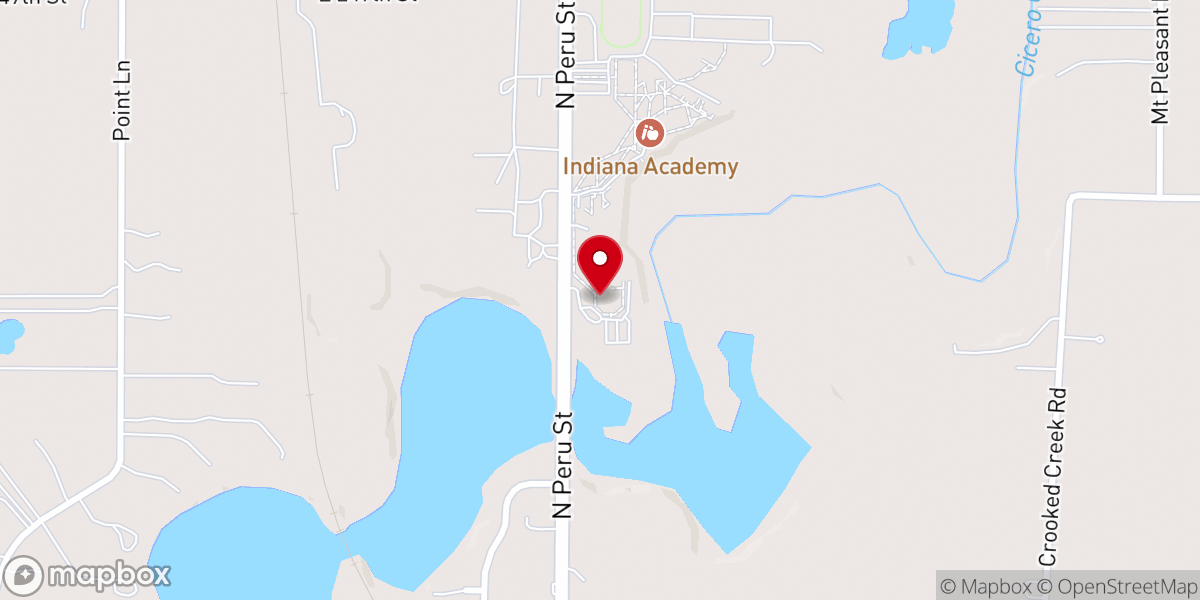 Map showing location of Cicero Seventh-day Adventist Church