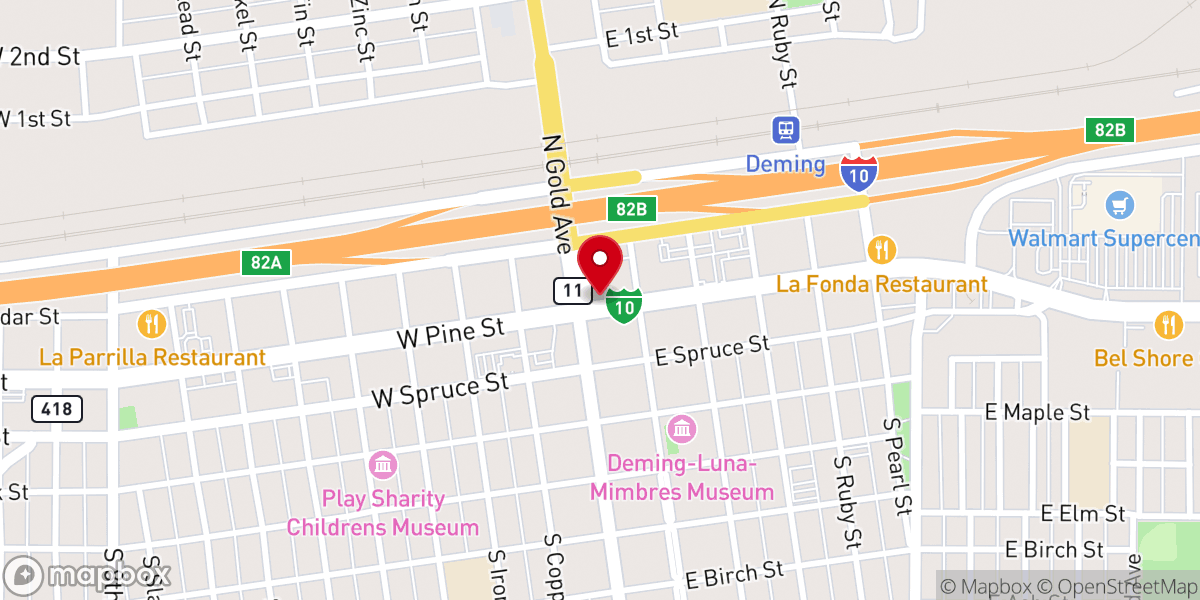 Map showing location of Christian Science Society Church