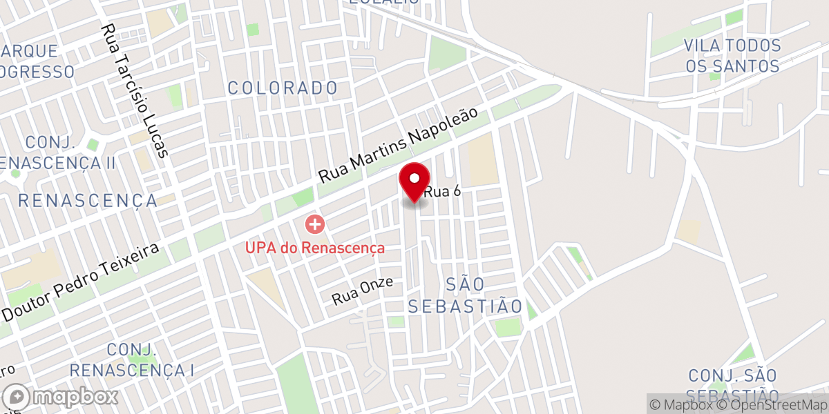 Map showing location of Igreja Batista da restauração em Teresina - MIR