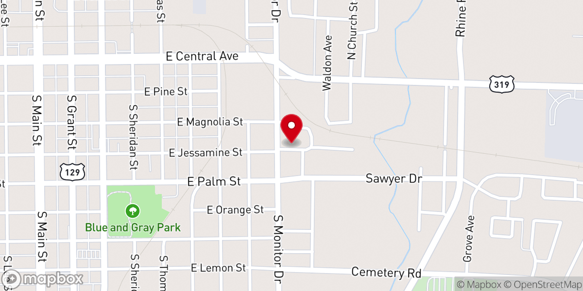 Map showing location of Holiness Church