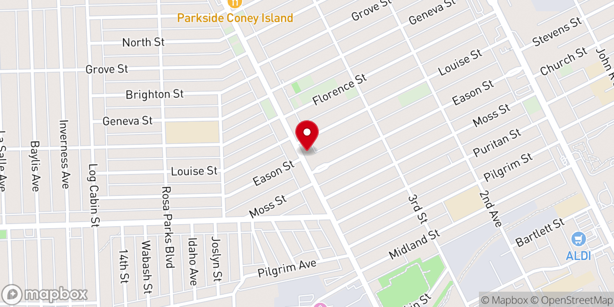 Map showing location of Faith Temple Church of God in Christ