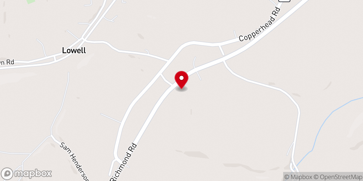 Map showing location of Gospel Light Mennonite Church