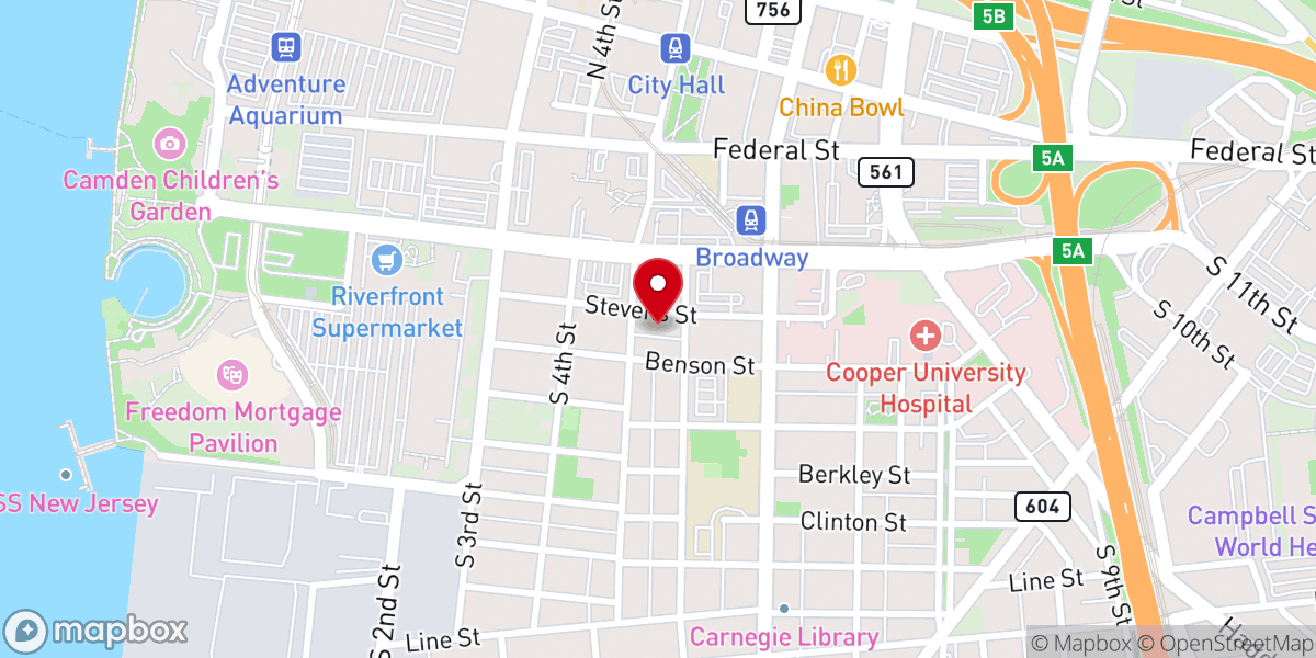 Map showing location of Emmanuel United Pentecostal
