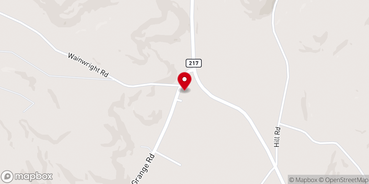 Map showing location of Blairsville Mennonite Church