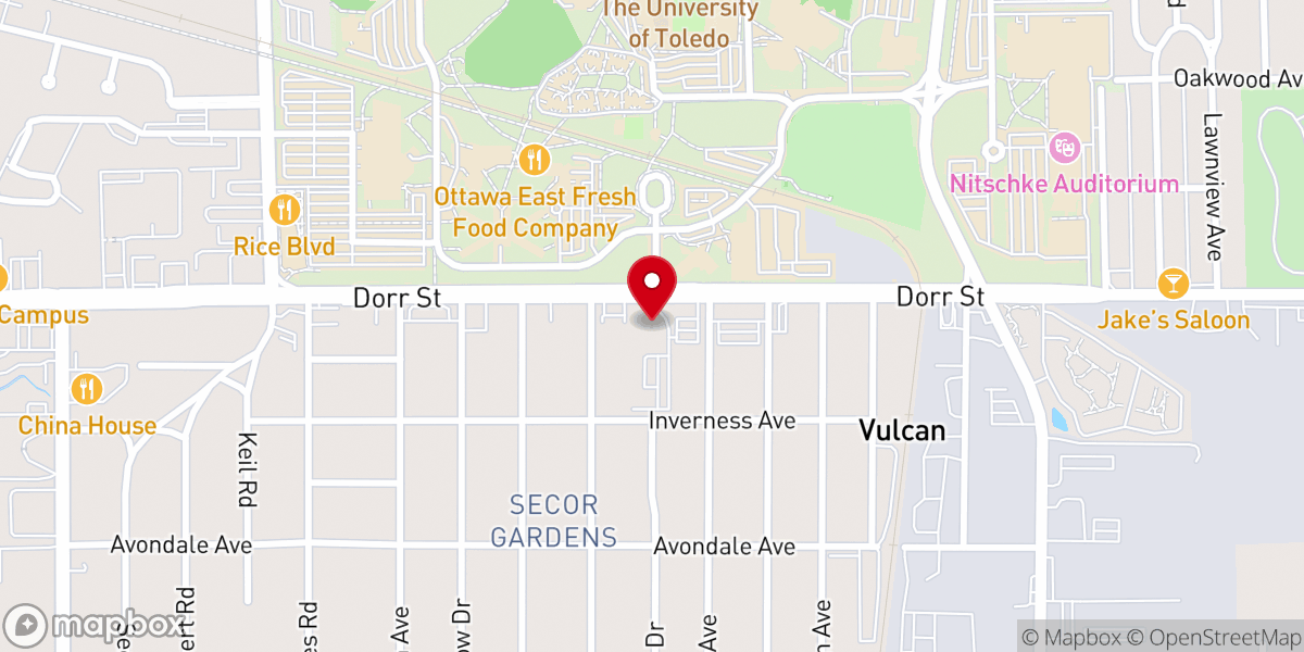 Map showing location of Corpus Christi University Parish