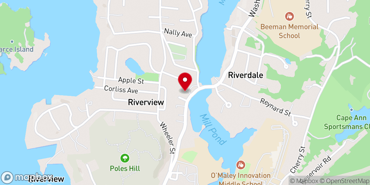 Map showing location of Calvary Chapel Baptist Church