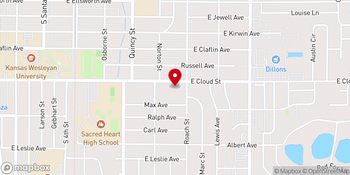 Map showing location of New Community Christian Church