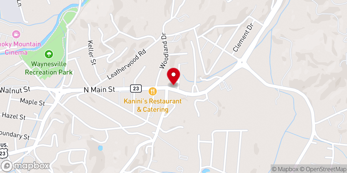 Map showing location of Outreach Independent Baptist Church