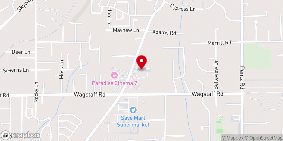 Map showing location of Ridge Presbyterian Church, PCA