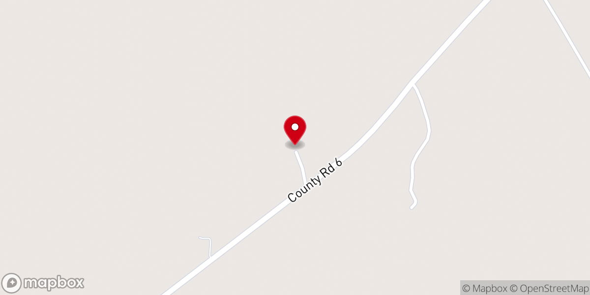 Map showing location of Union Springs Primitive Baptist Church