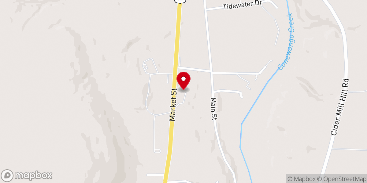 Map showing location of Calvary Chapel of Russell