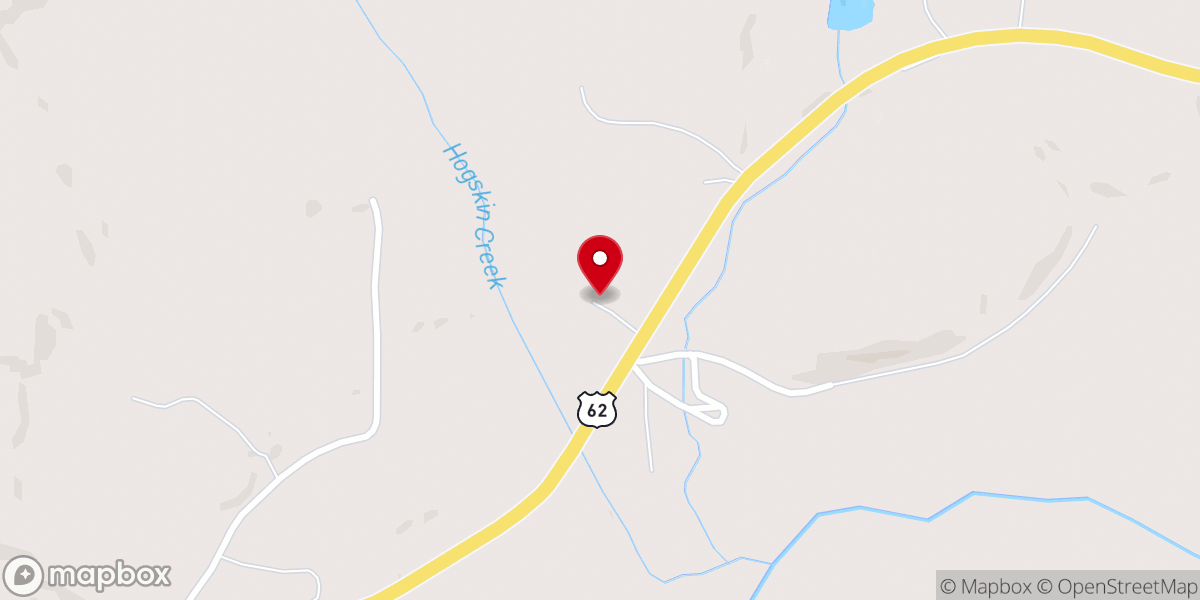 Map showing location of First Presbyterian Church