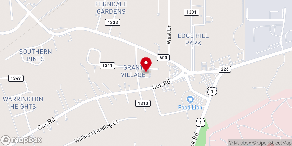 Map showing location of Edgehill Church Of Christ