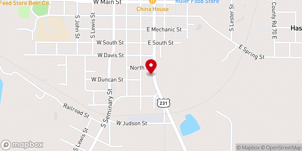 Map showing location of Bloomfield Seventh-day Adventist Church