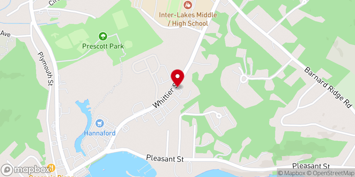 Map showing location of Trinity Episcopal