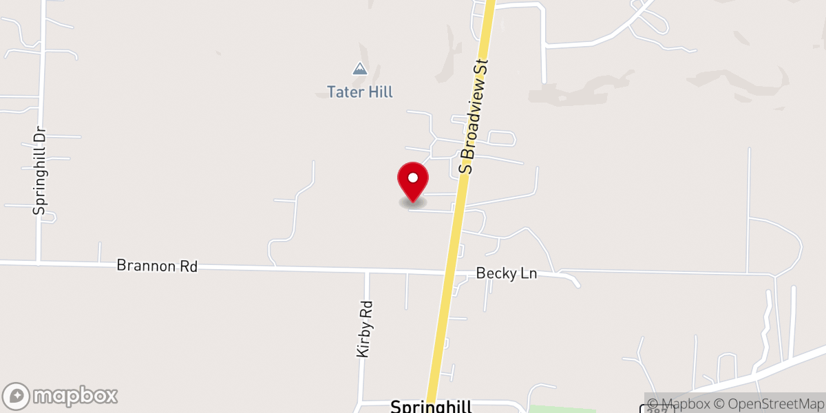 Map showing location of Grace Community Church