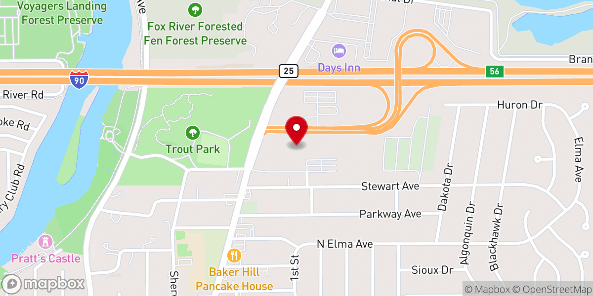 Map showing location of Eder Deferred Gifts Inc