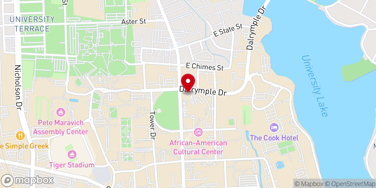 Map showing location of St Alban's Chapel
