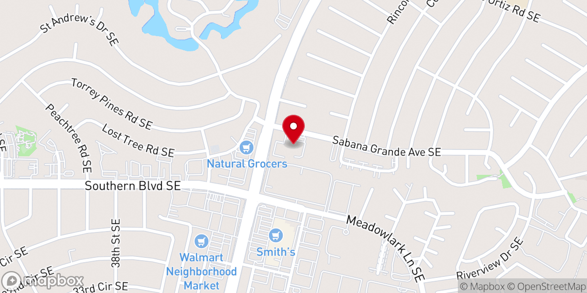 Map showing location of Westside Cumberland Presbyterian Church