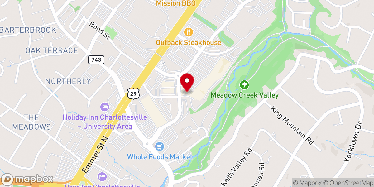 Map showing location of Mount Paran Church