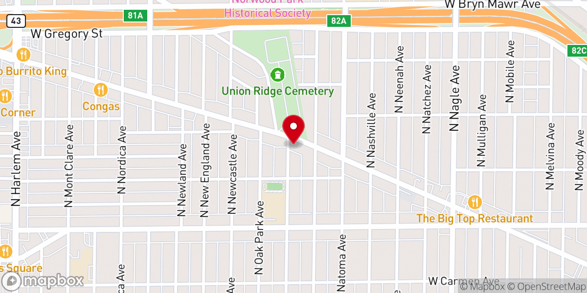 Map showing location of St Sophia Ukrainian Orthodox