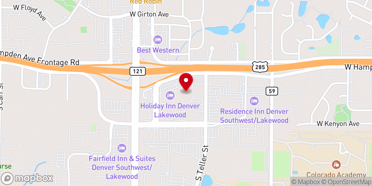 Map showing location of Trust and Dignity Home Care