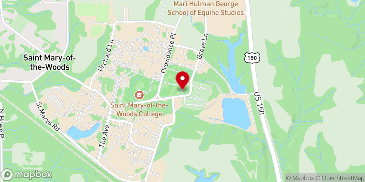Map showing location of Saint Anne Shell Chapel